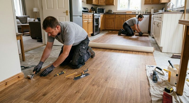 Linoleum Flooring Replacement in Sarasota County, FL