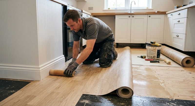 Sheet Linoleum Installation in Venice, FL